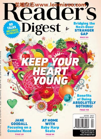 [亚洲版]Reader’s Digest 读者文摘 2021年4月刊